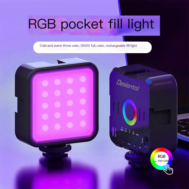 CreatorPlayground W70 Pocket RGB Light – Portable Video Fill