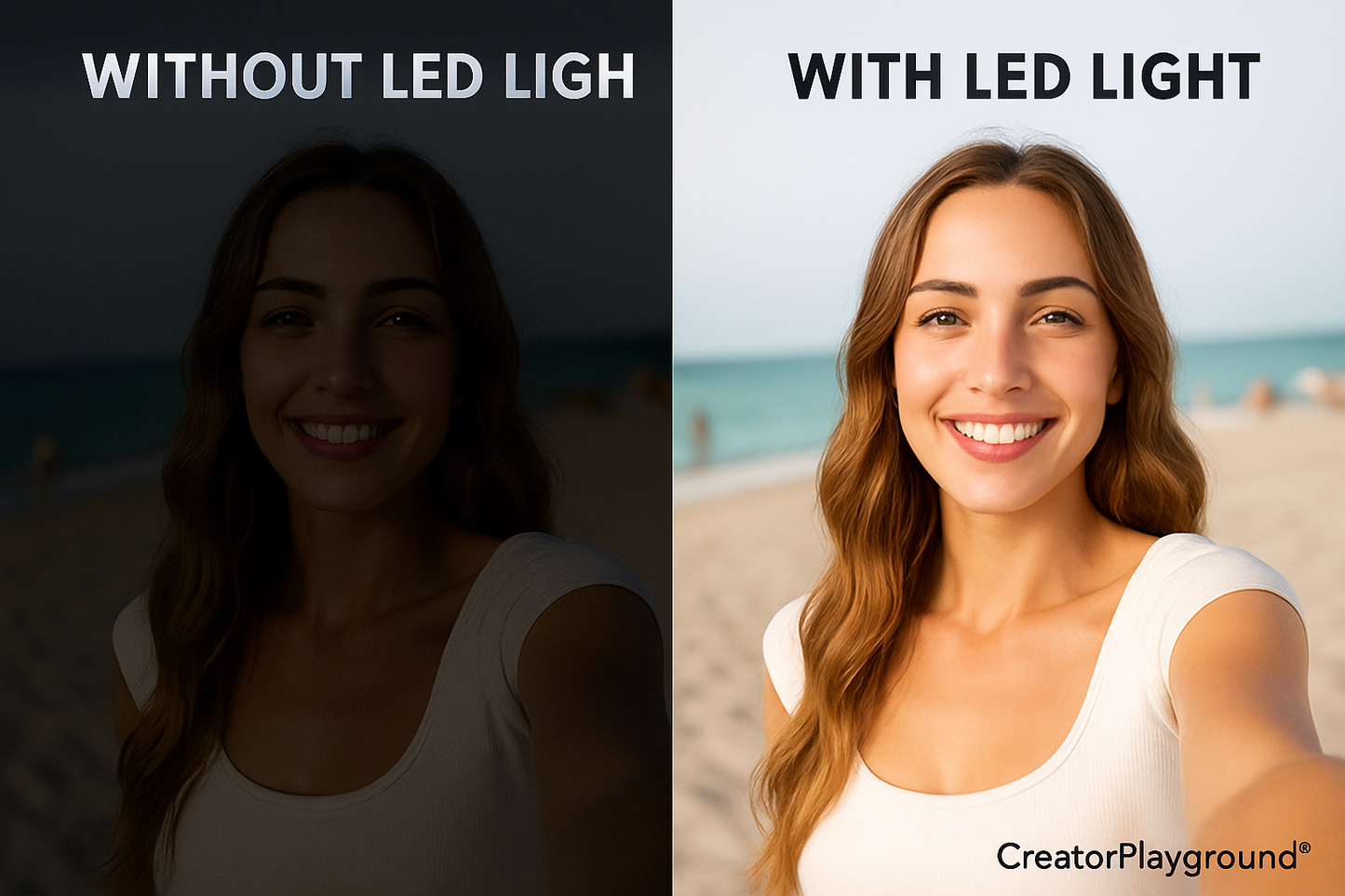 Vlogger Pro Kit – LED Light + Shotgun Mic + Tripod