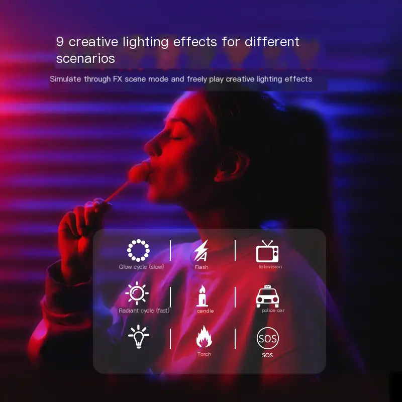 Modes/Effects grid (icons, quick labels)