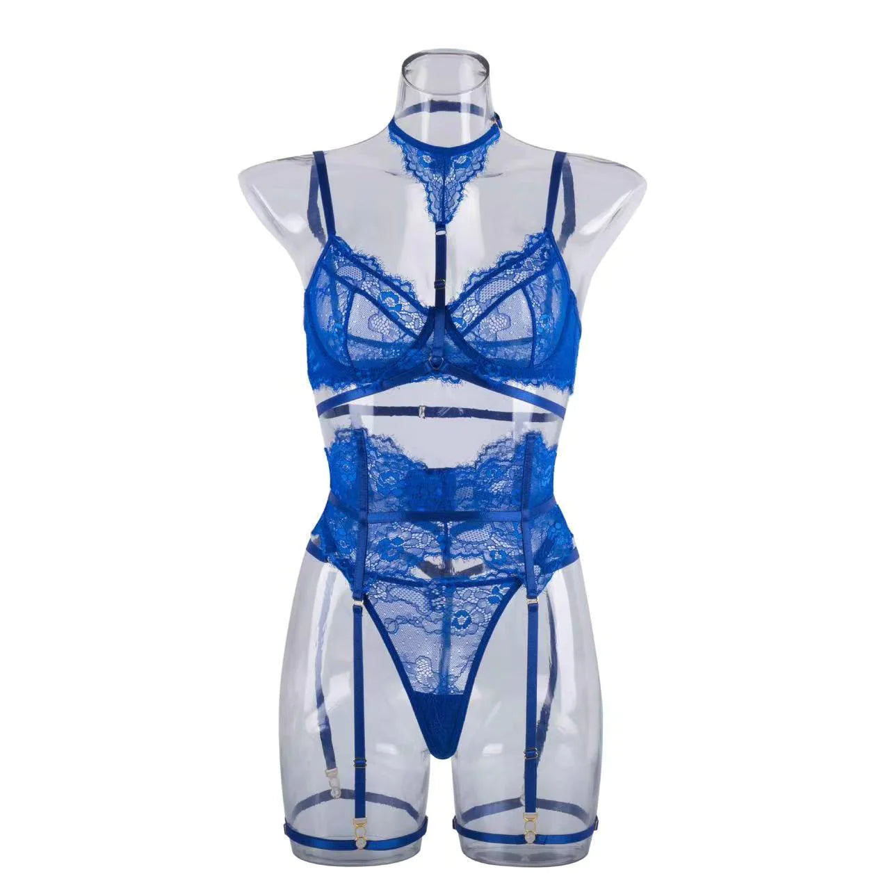 Women's Halter Garter Lingerie Set