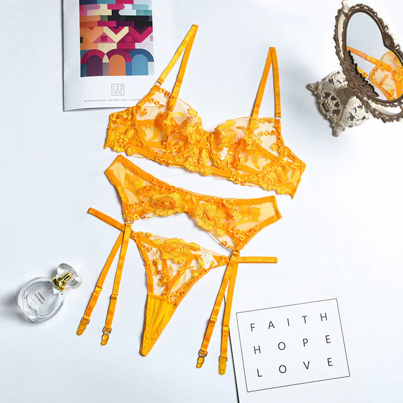 Summer Lace Mesh Lingerie Set for Nightclubs