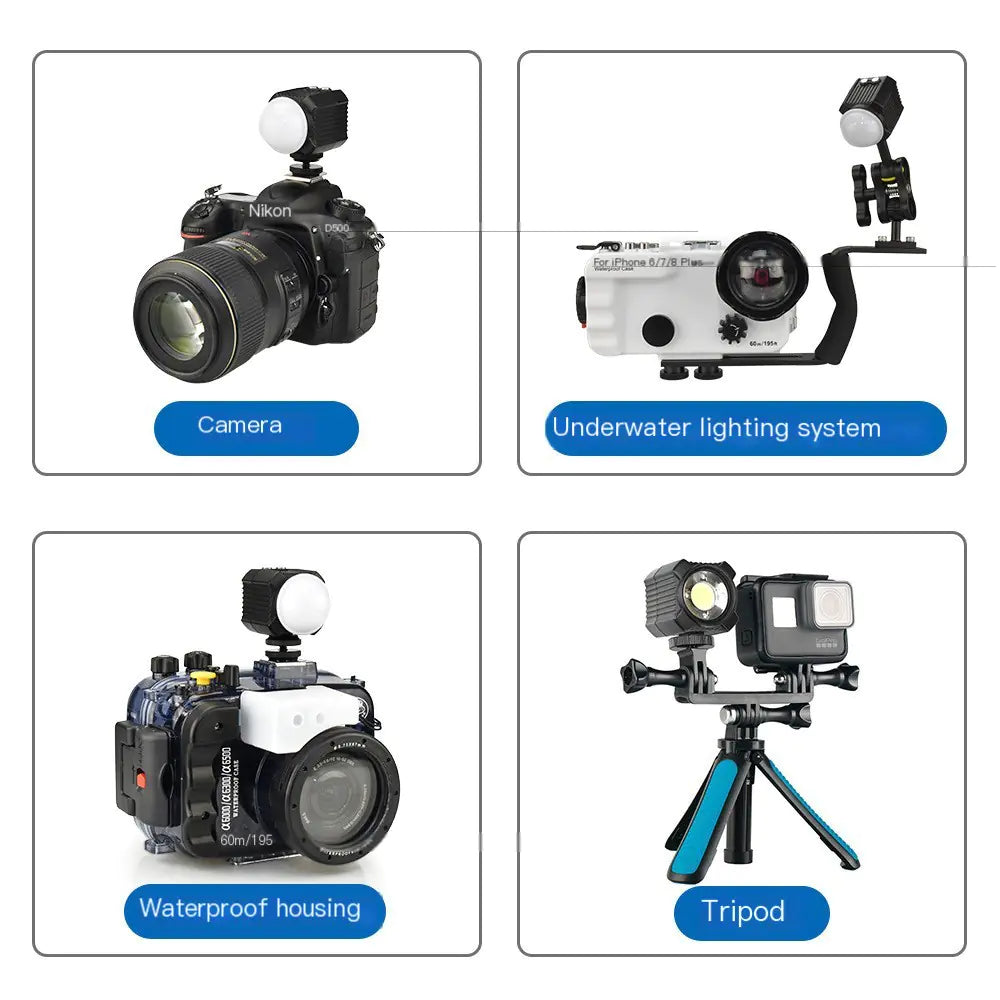 CreatorPlayground Submerge 2000 — IPX8 Waterproof 2000-Lumen LED