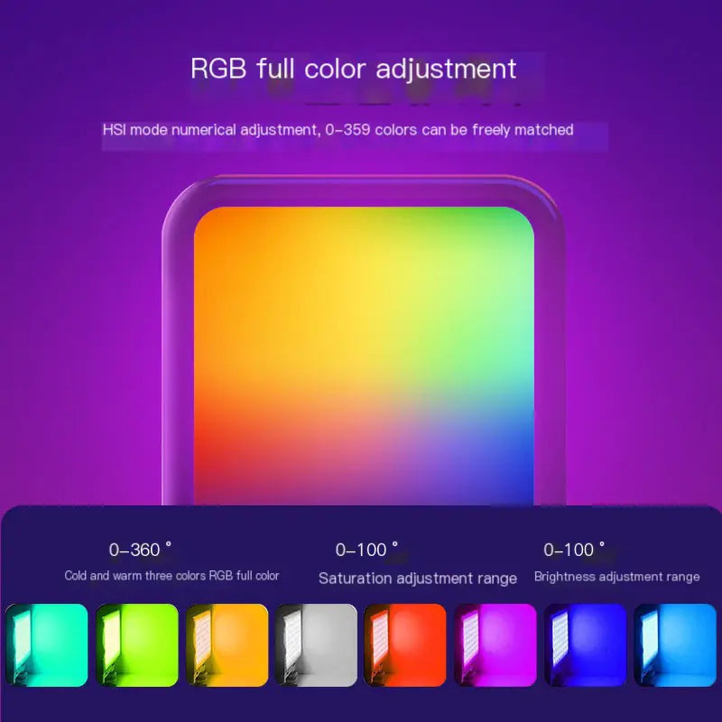 CreatorPlayground W70 Pocket RGB Light – Portable Video Fill